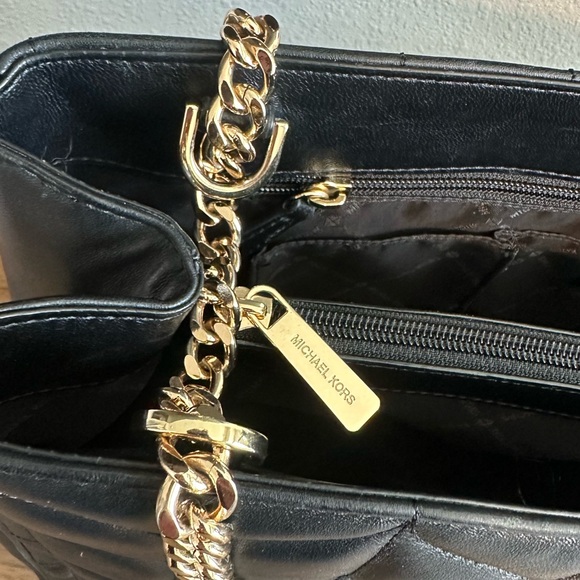 NWT - Michael Kors Peyton Large Quilted Leather Tote Bag - See Video! - Picture 10 of 11